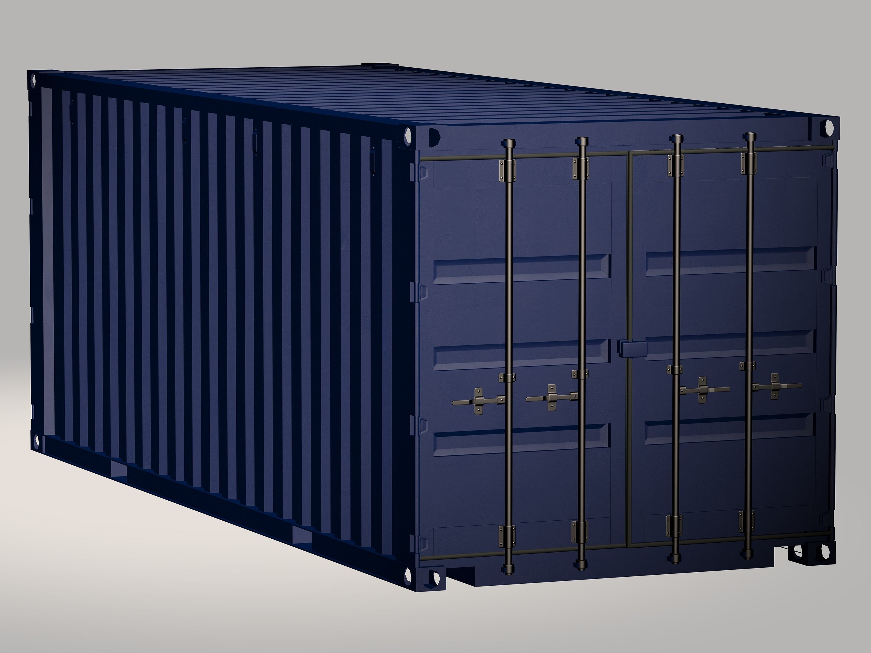 Shipping Container 3D model_3