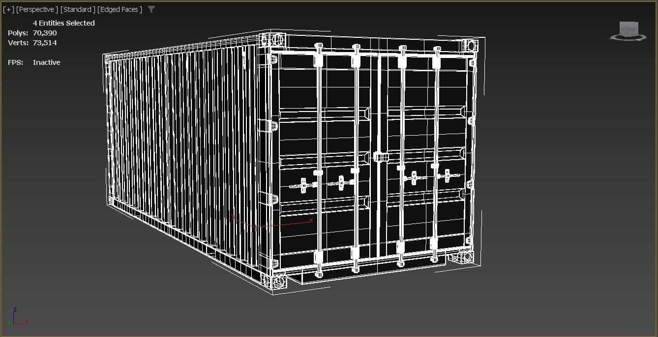 Shipping Container 3D model_5