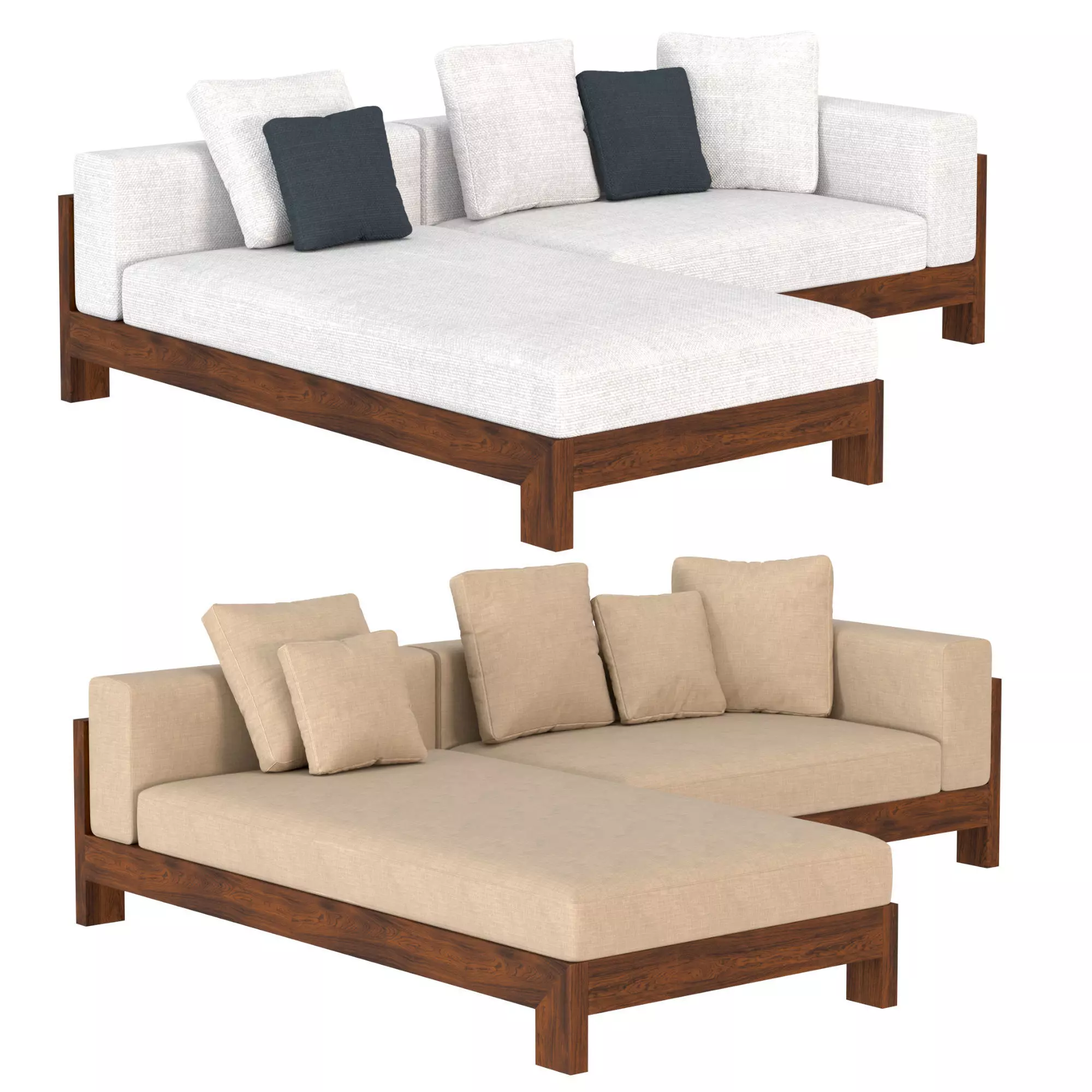 Alison Iroko Outdoor sofa2 3D model