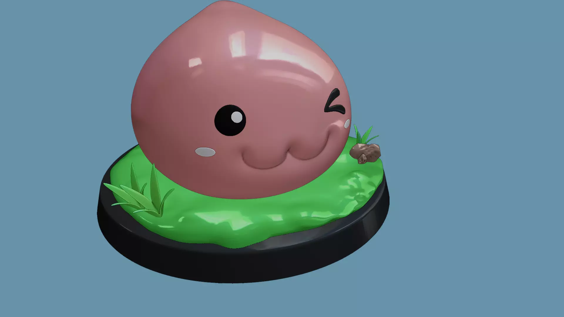 PORING FROM RAGNAROK ONLINE MMORPG 3D print model_0
