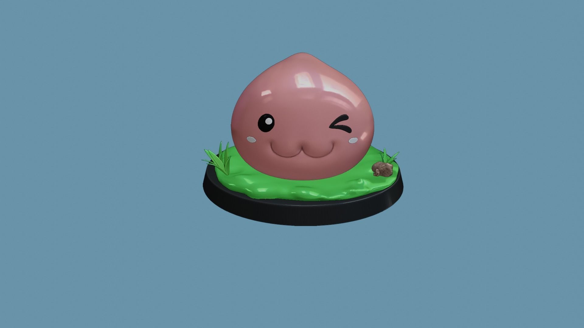 PORING FROM RAGNAROK ONLINE MMORPG 3D print model_4