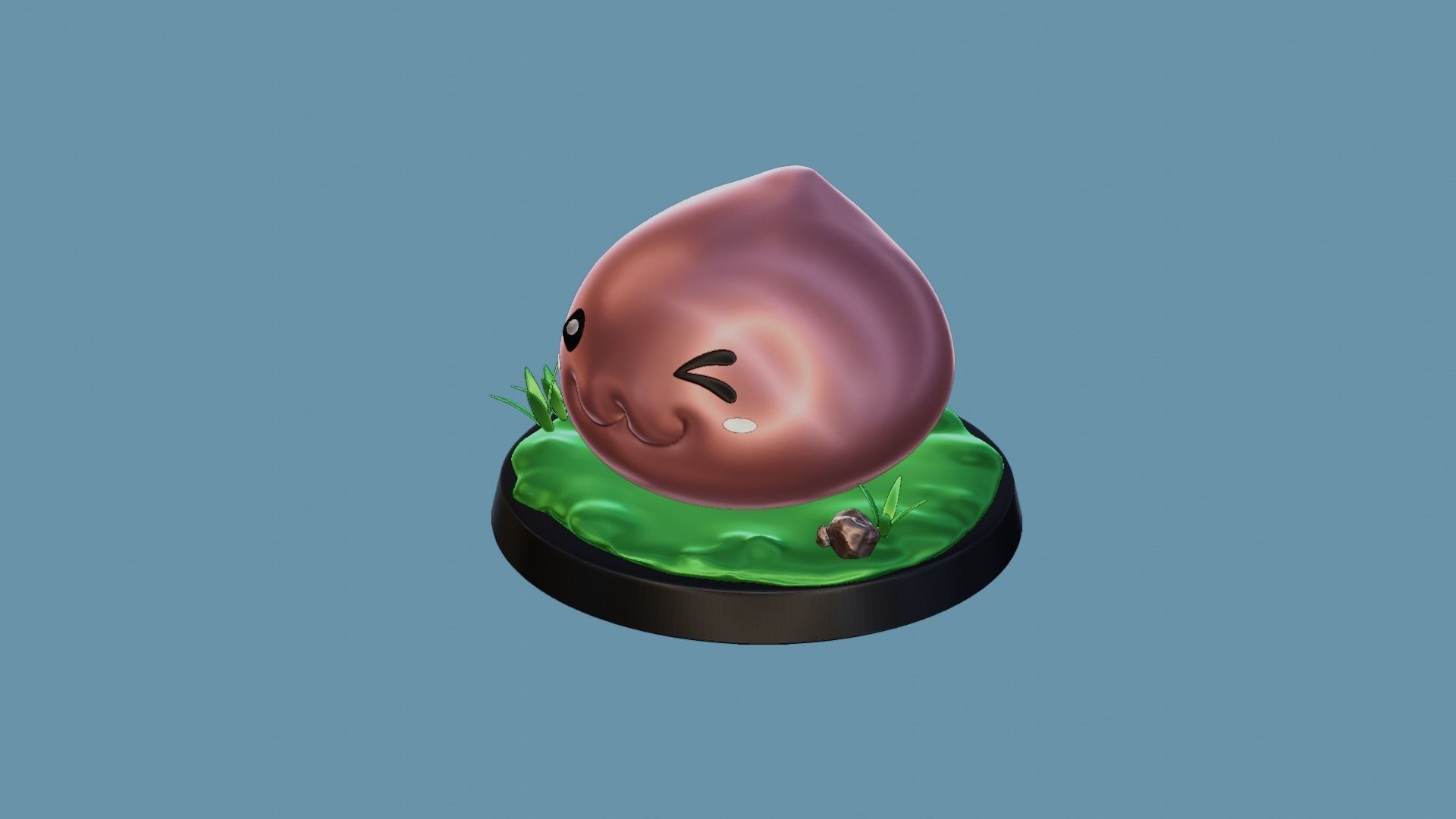 PORING FROM RAGNAROK ONLINE MMORPG 3D print model_10