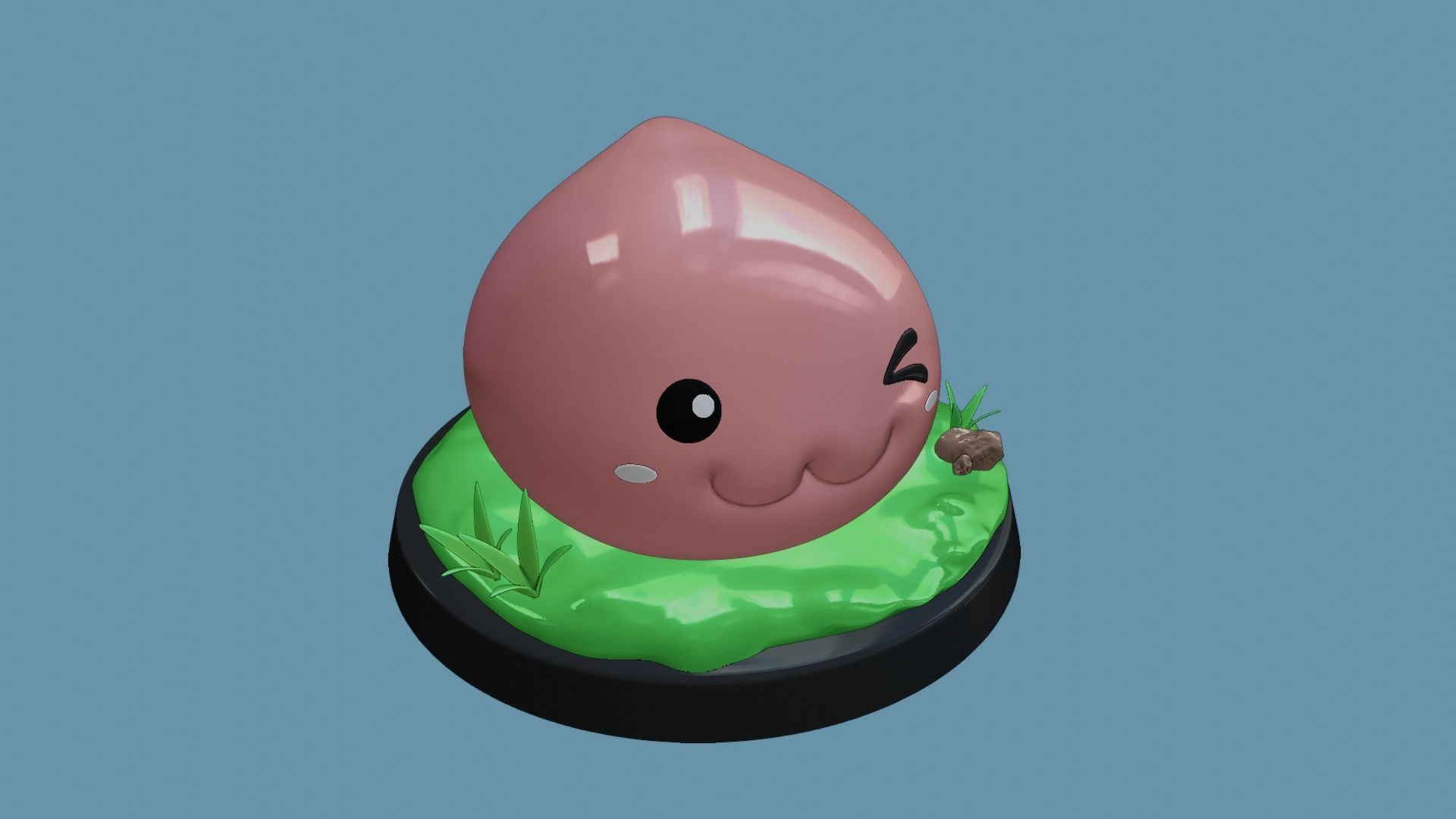 PORING FROM RAGNAROK ONLINE MMORPG 3D print model_1