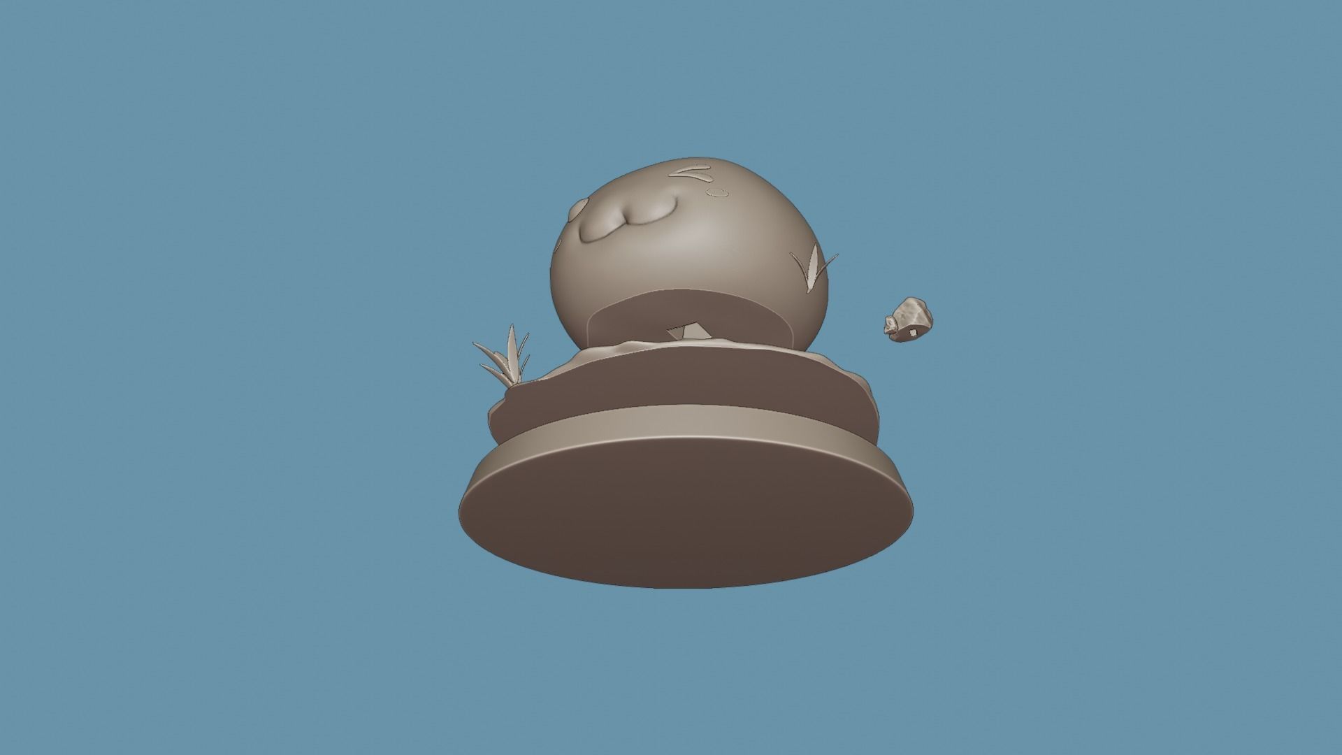 PORING FROM RAGNAROK ONLINE MMORPG 3D print model_12