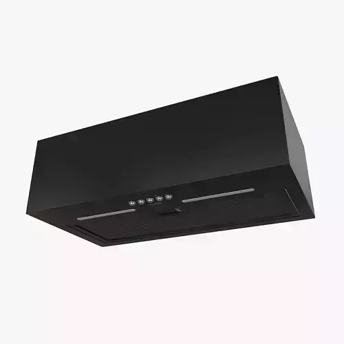Hood Amica OMP6253BG Black 3D Model Low-poly 3D model