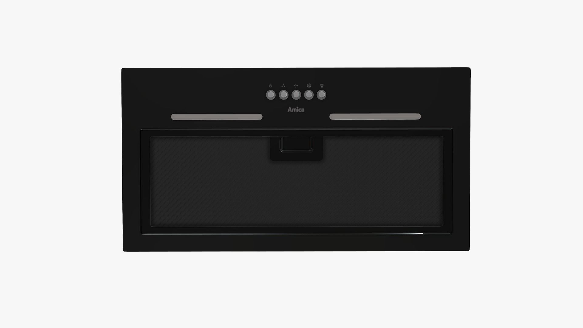 Hood Amica OMP6253BG Black 3D Model Low-poly 3D model_5