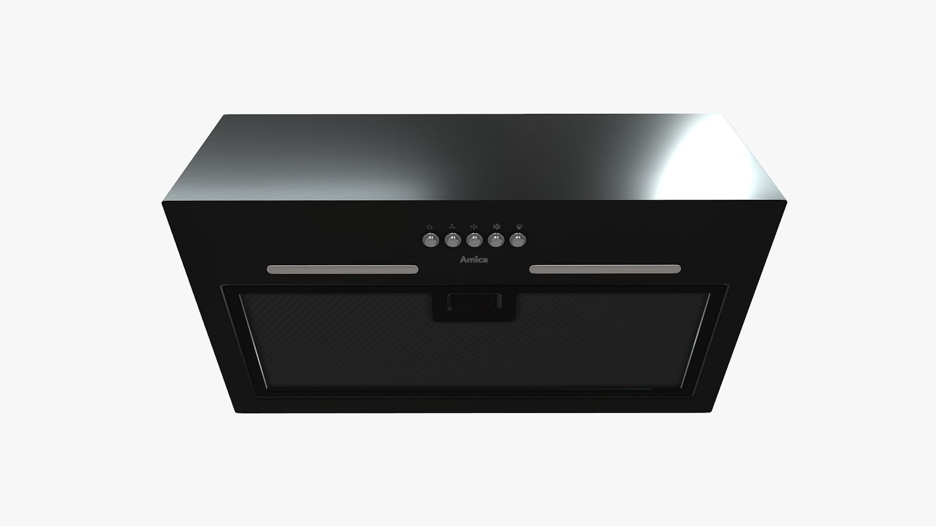 Hood Amica OMP6253BG Black 3D Model Low-poly 3D model_3