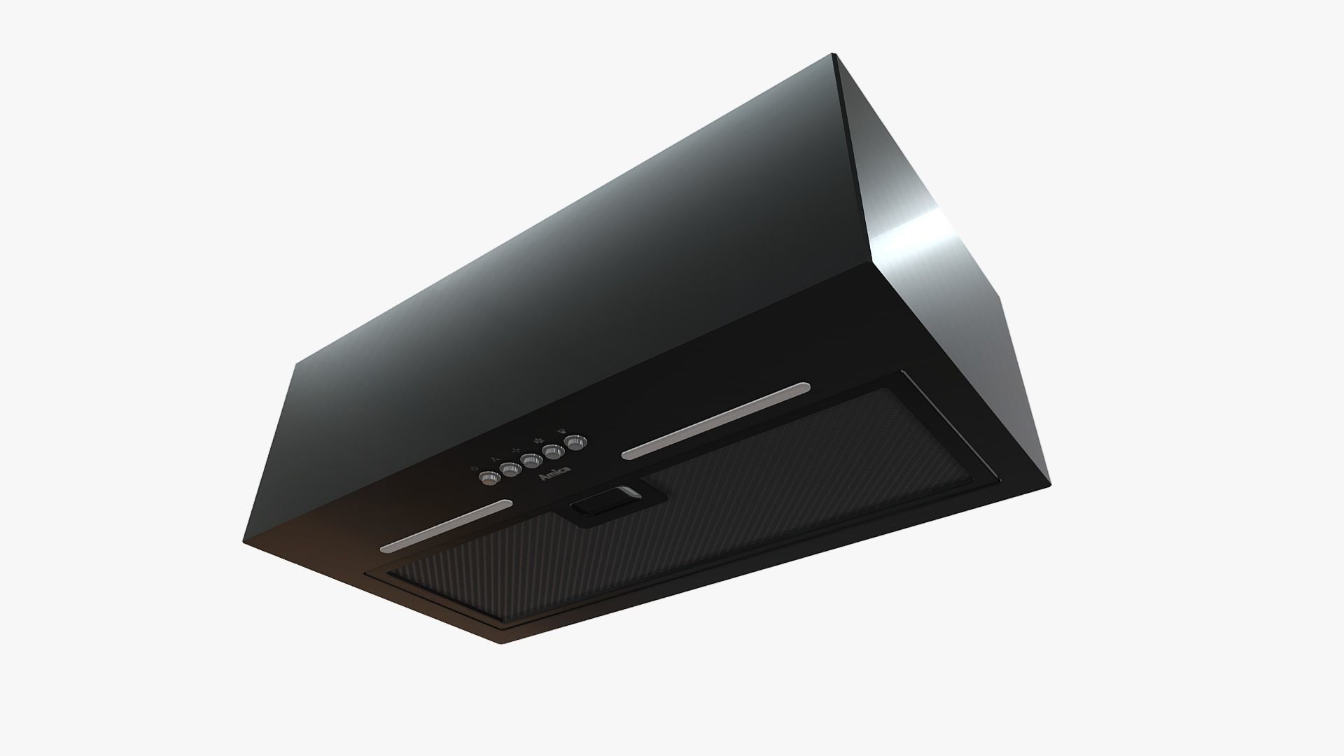 Hood Amica OMP6253BG Black 3D Model Low-poly 3D model_1