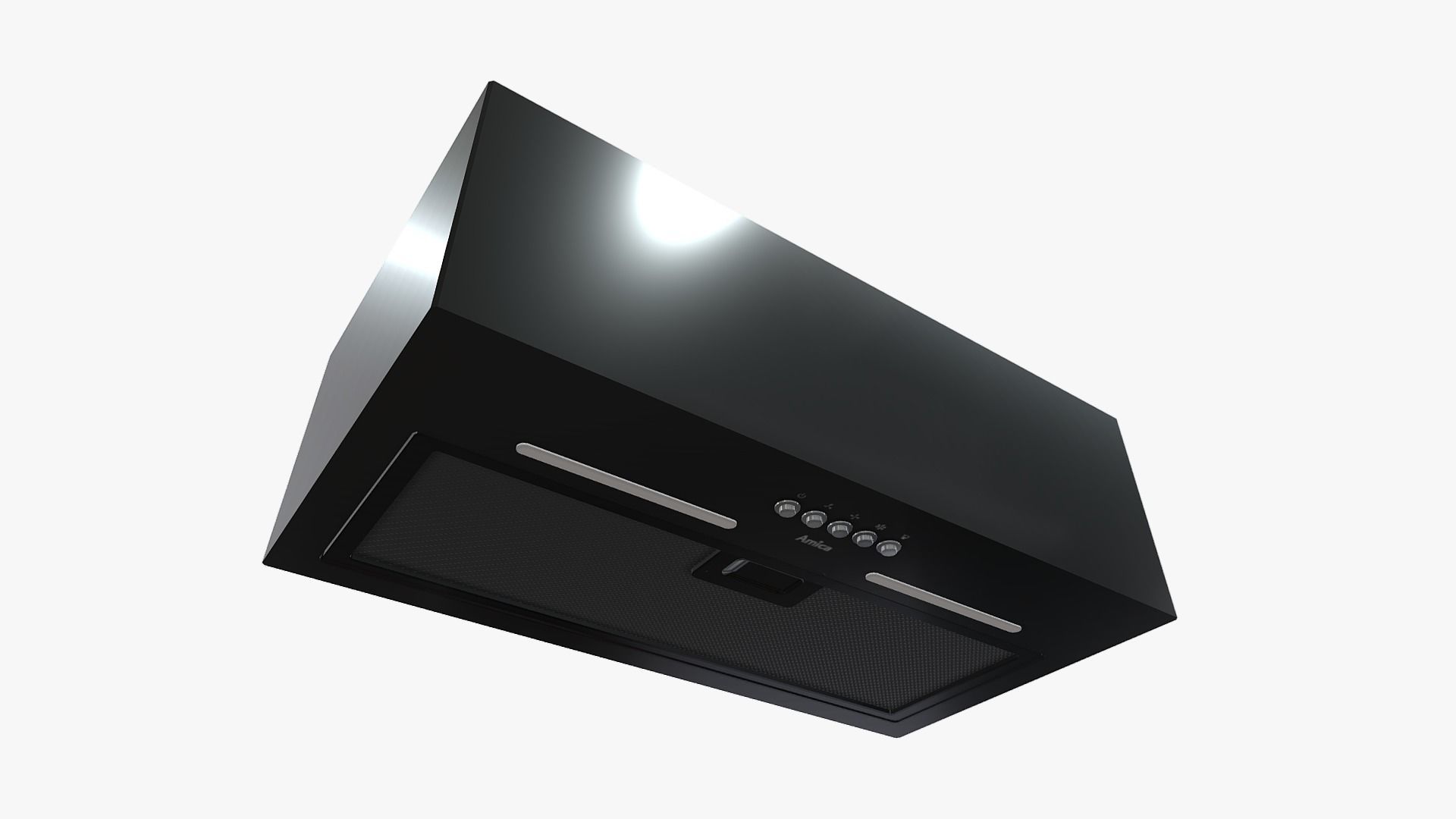 Hood Amica OMP6253BG Black 3D Model Low-poly 3D model_2