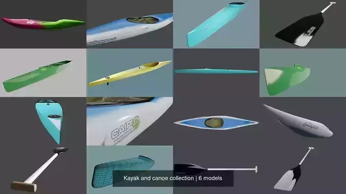 Kayak and canoe collection 