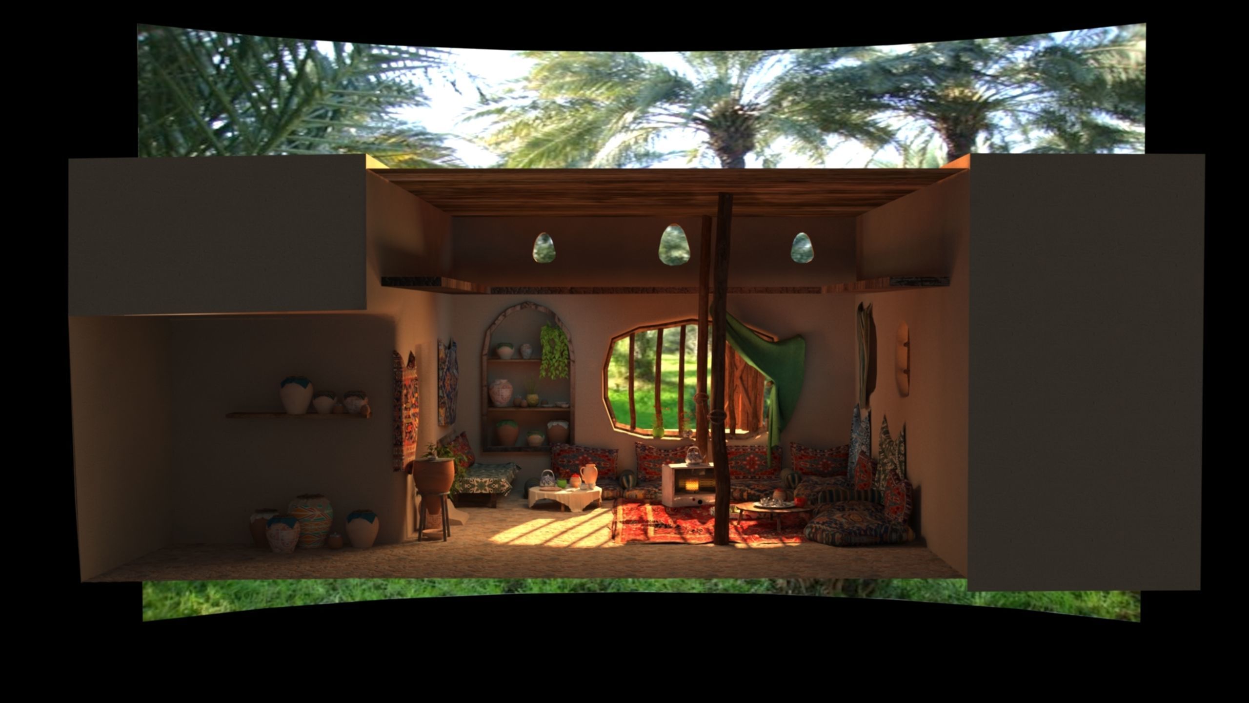 Arab mud room 3D model_12