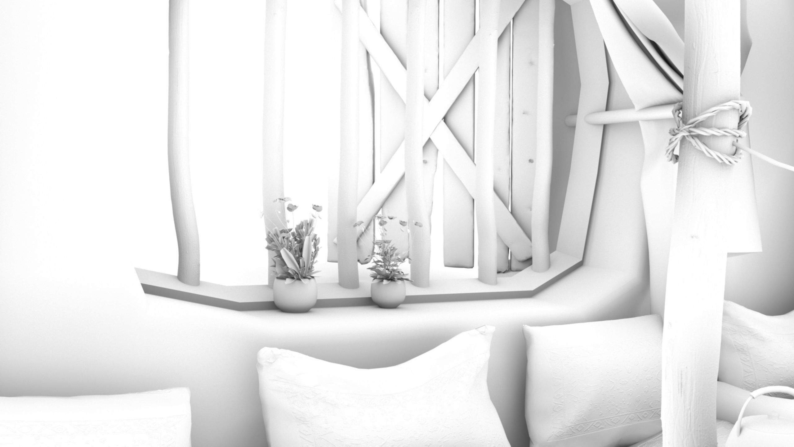 Arab mud room 3D model_24