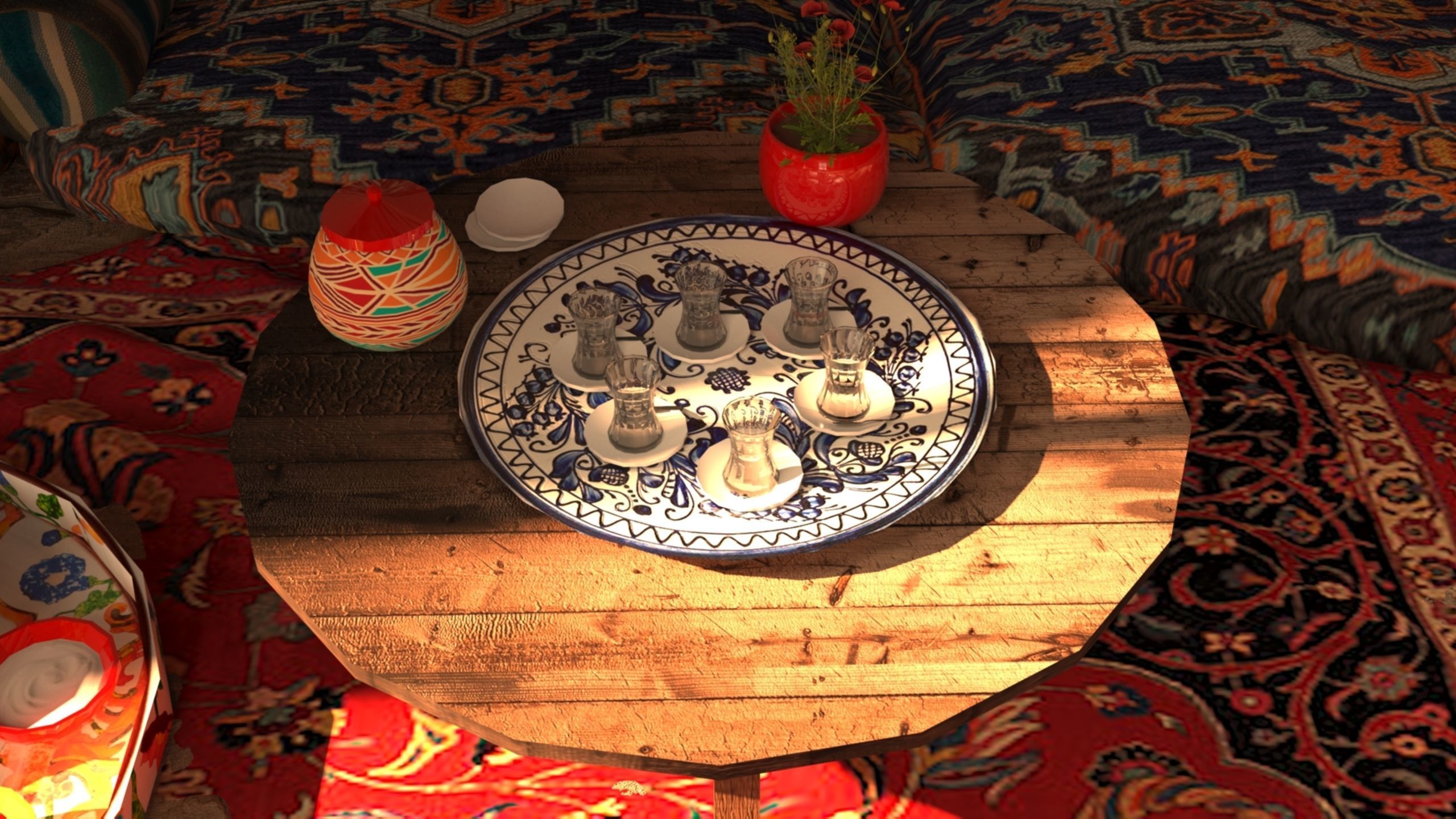 Arab mud room 3D model_5