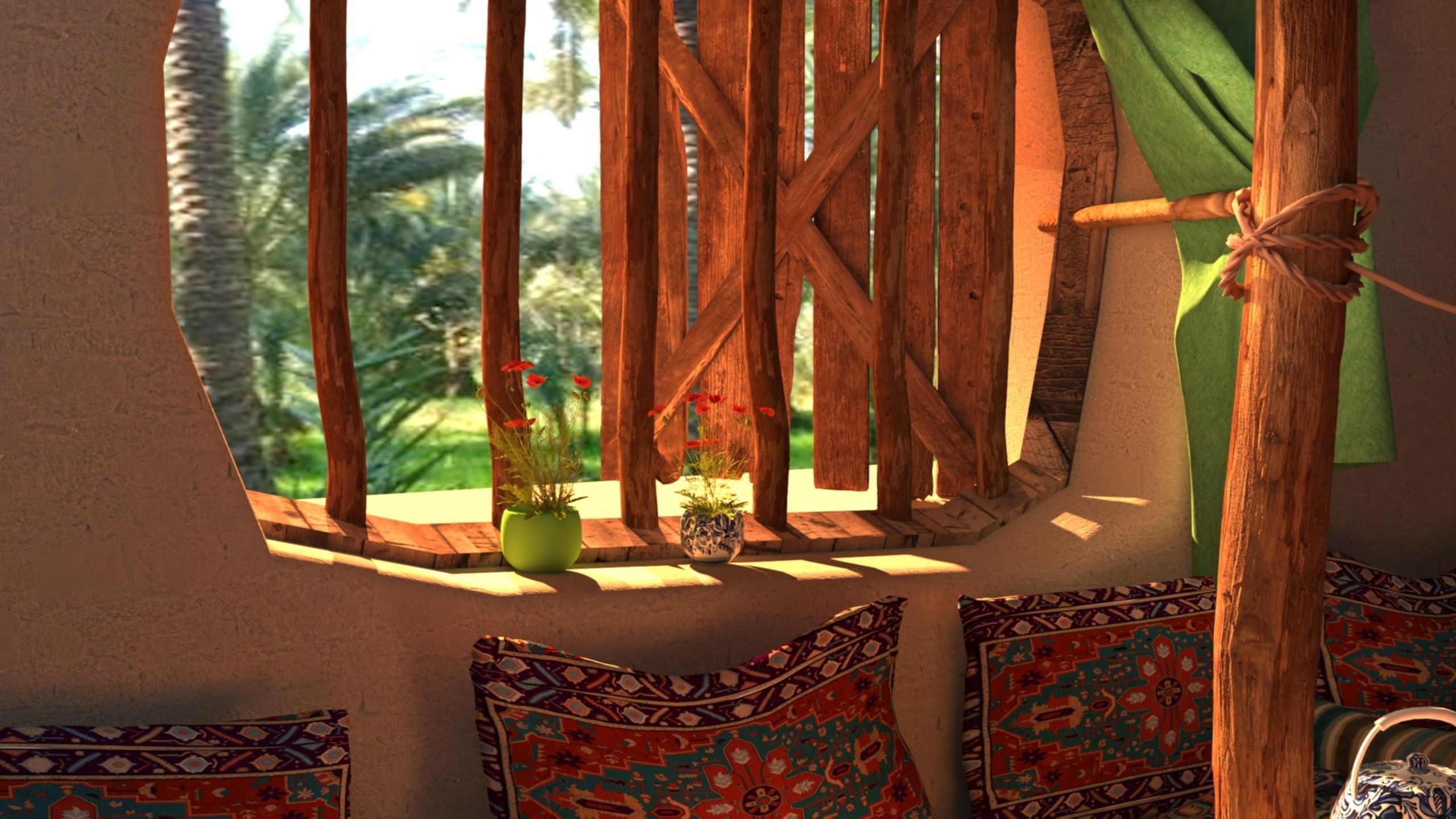 Arab mud room 3D model_11