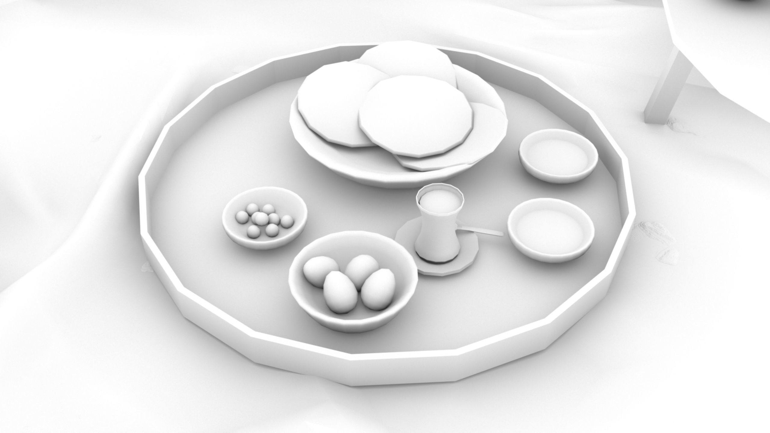 Arab mud room 3D model_19