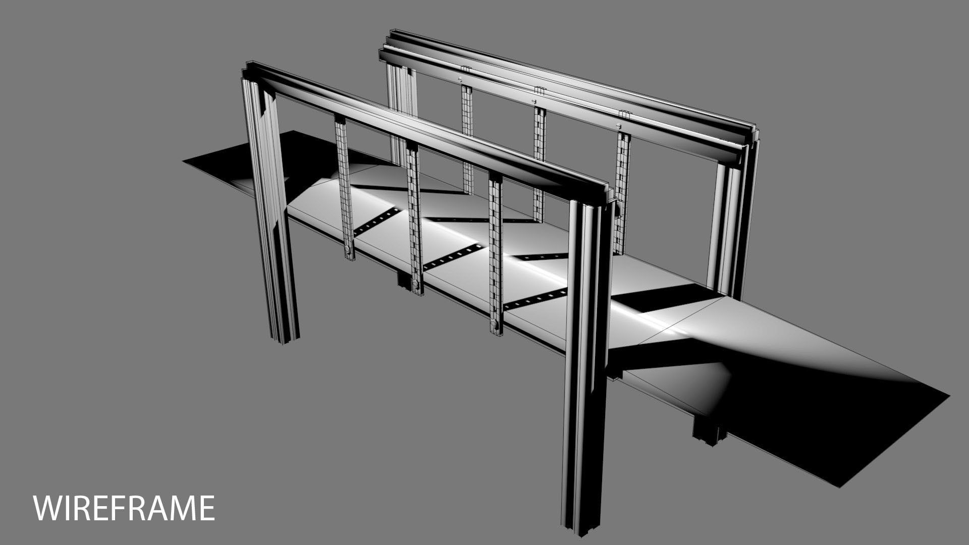 Steel Bridge 1 3D model_3