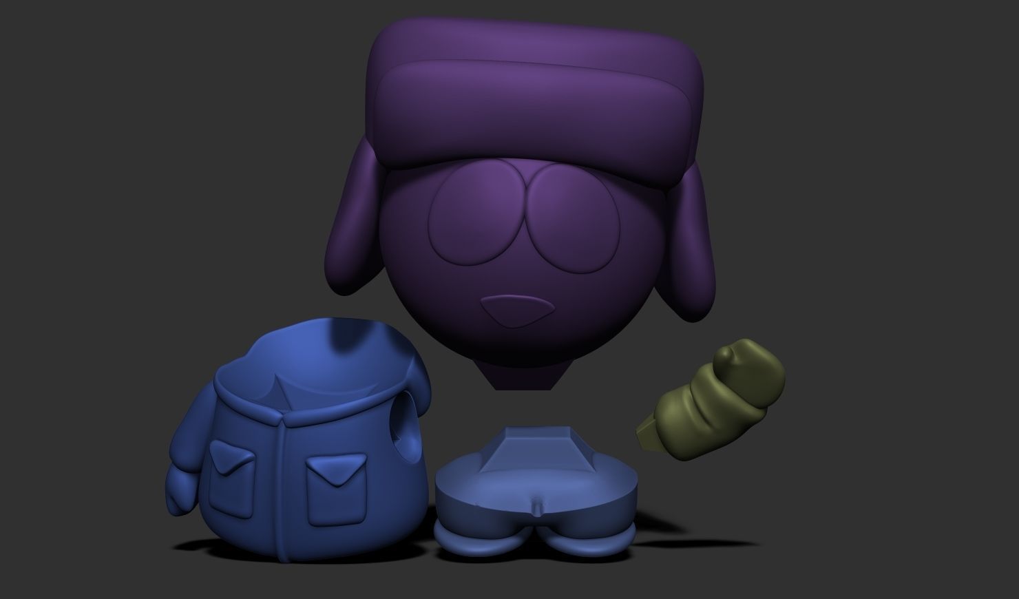 SOUTH PARK Figurines Boys 1 3D print model_6