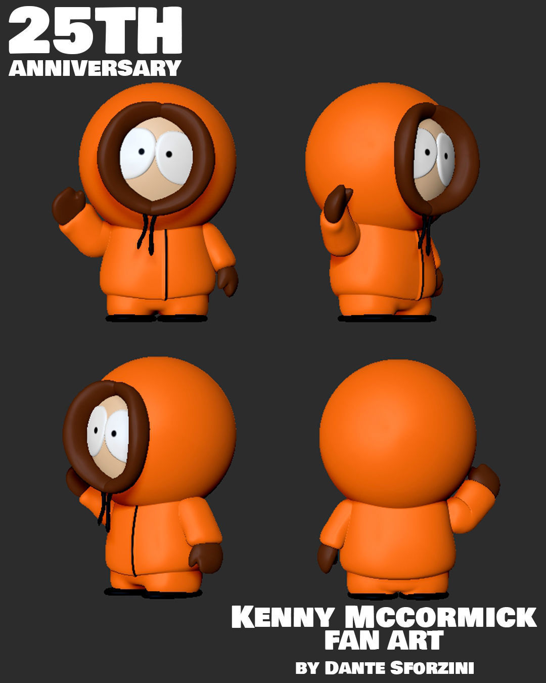 SOUTH PARK Figurines Boys 1 3D print model_3