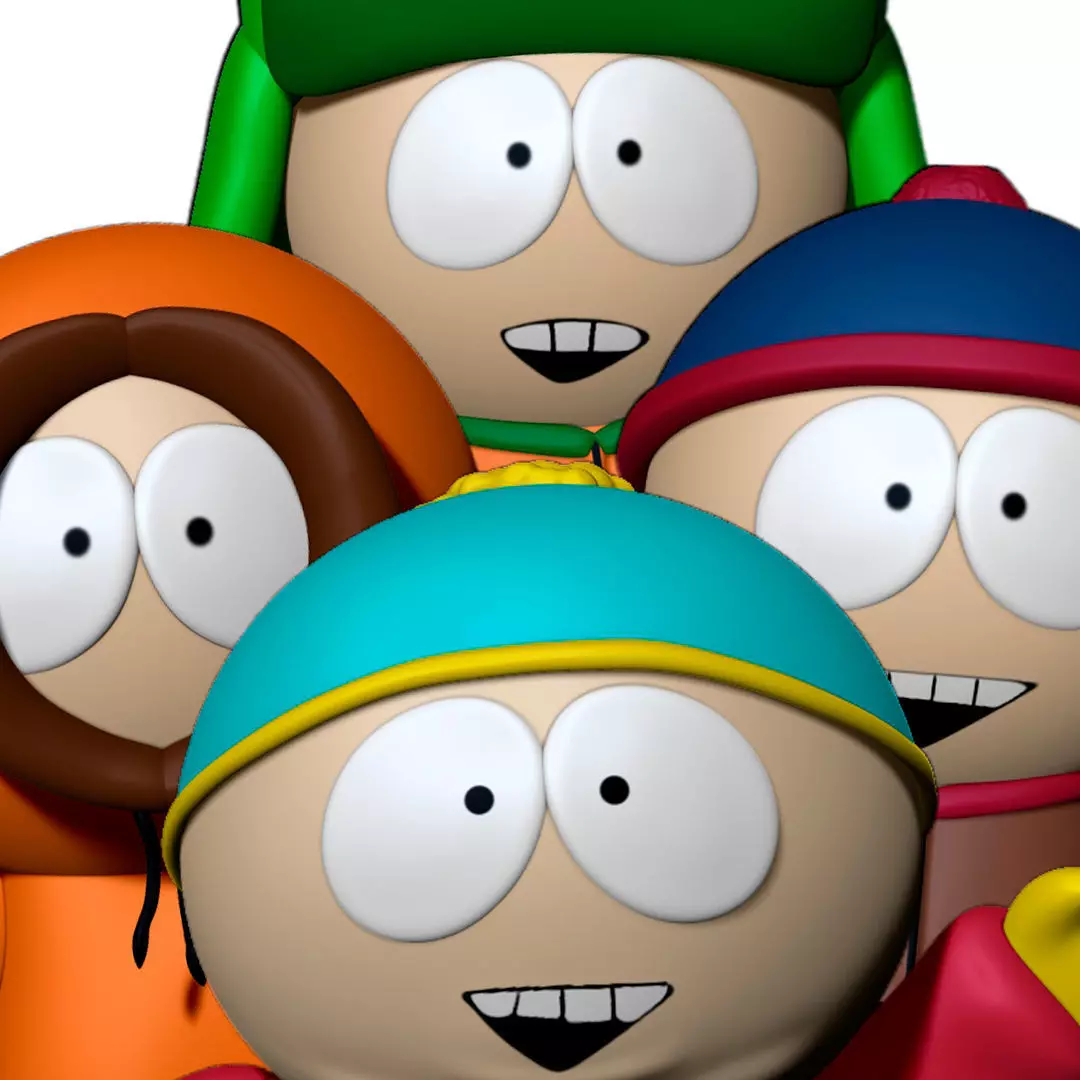 SOUTH PARK Figurines Boys 1 3D print model_0