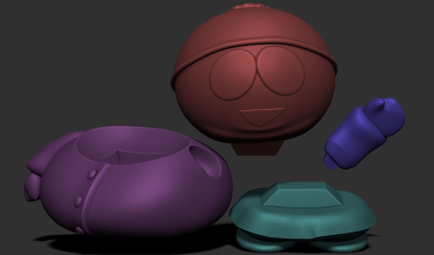 SOUTH PARK Figurines Boys 1 3D print model_5