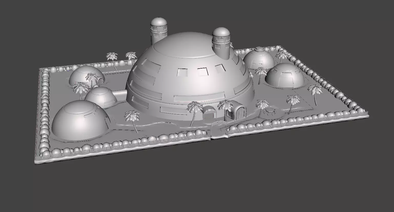 Capsule Corp 3D Model 3D print model_0