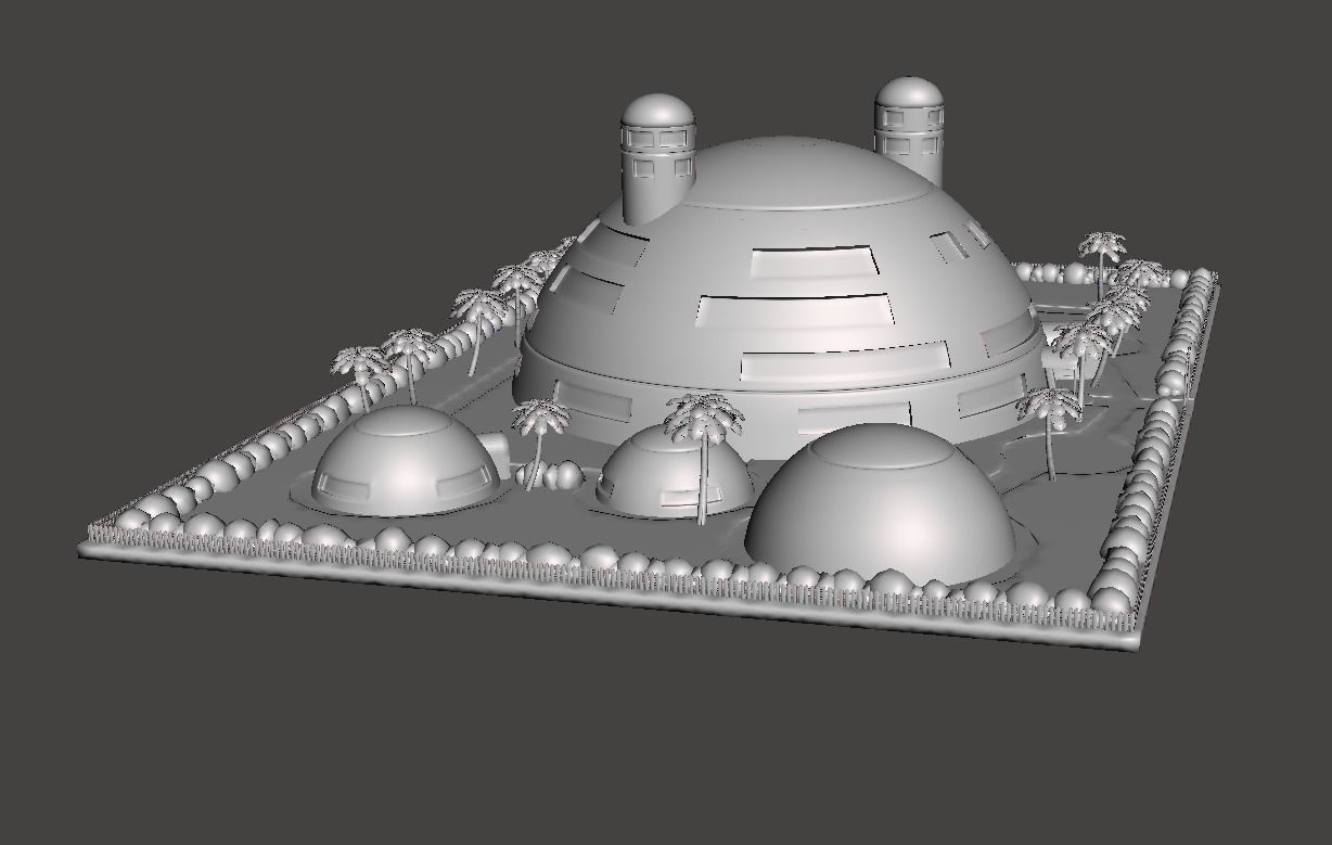 Capsule Corp 3D Model 3D print model_2