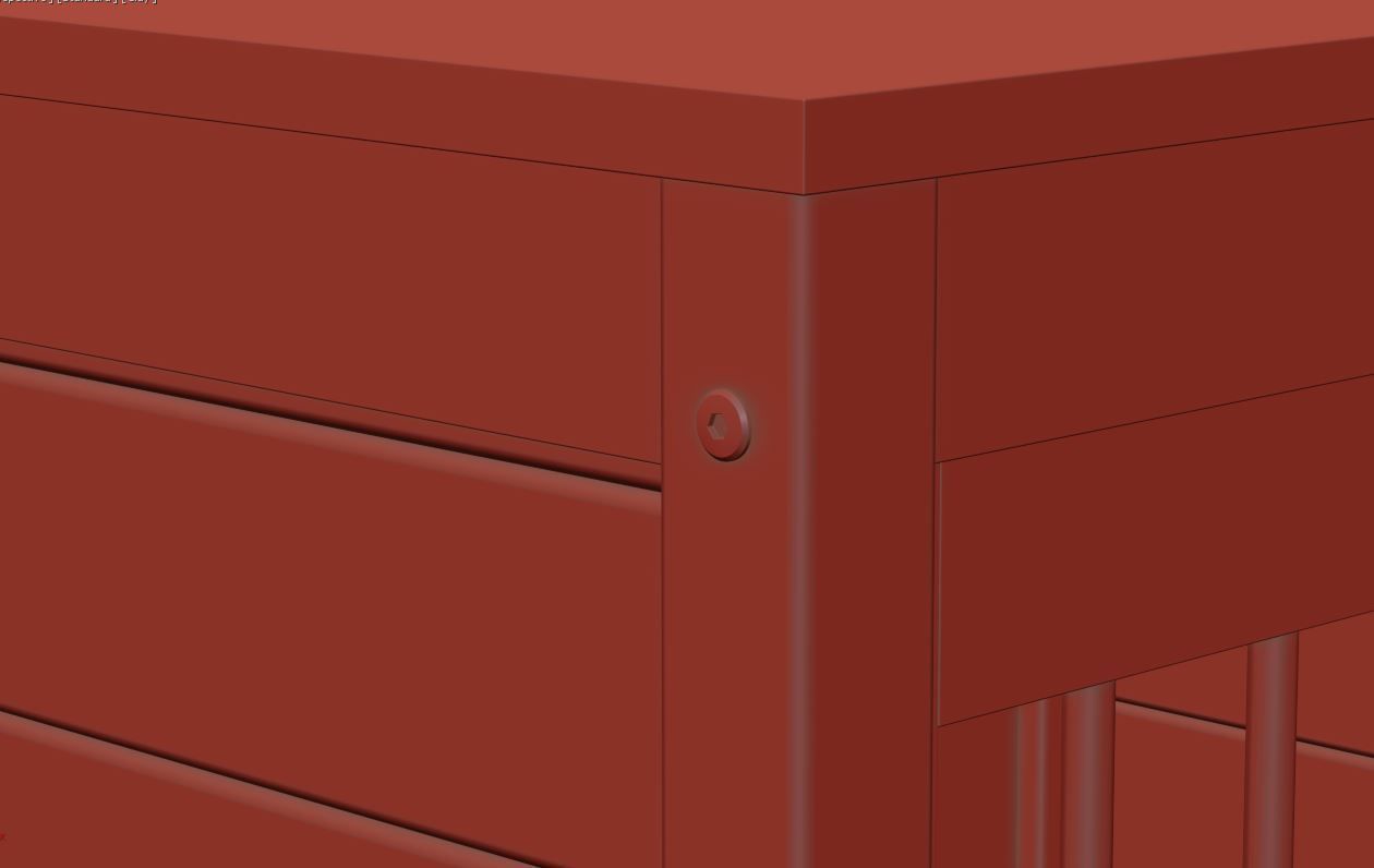 Dog kennel 3D model_39