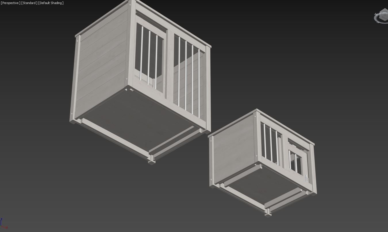 Dog kennel 3D model_26