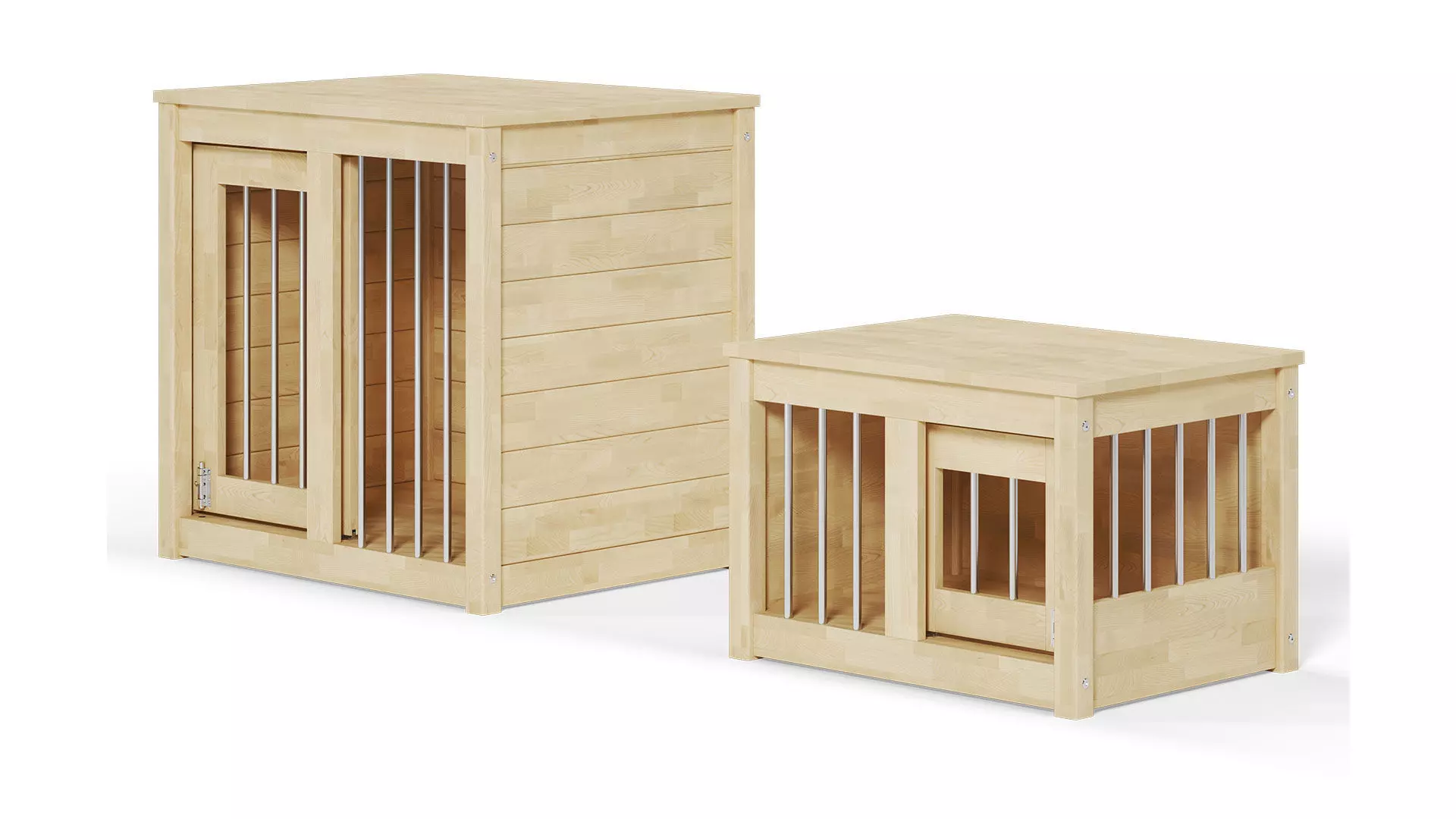 Dog kennel 3D model_0