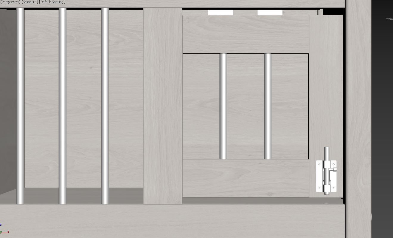 Dog kennel 3D model_19