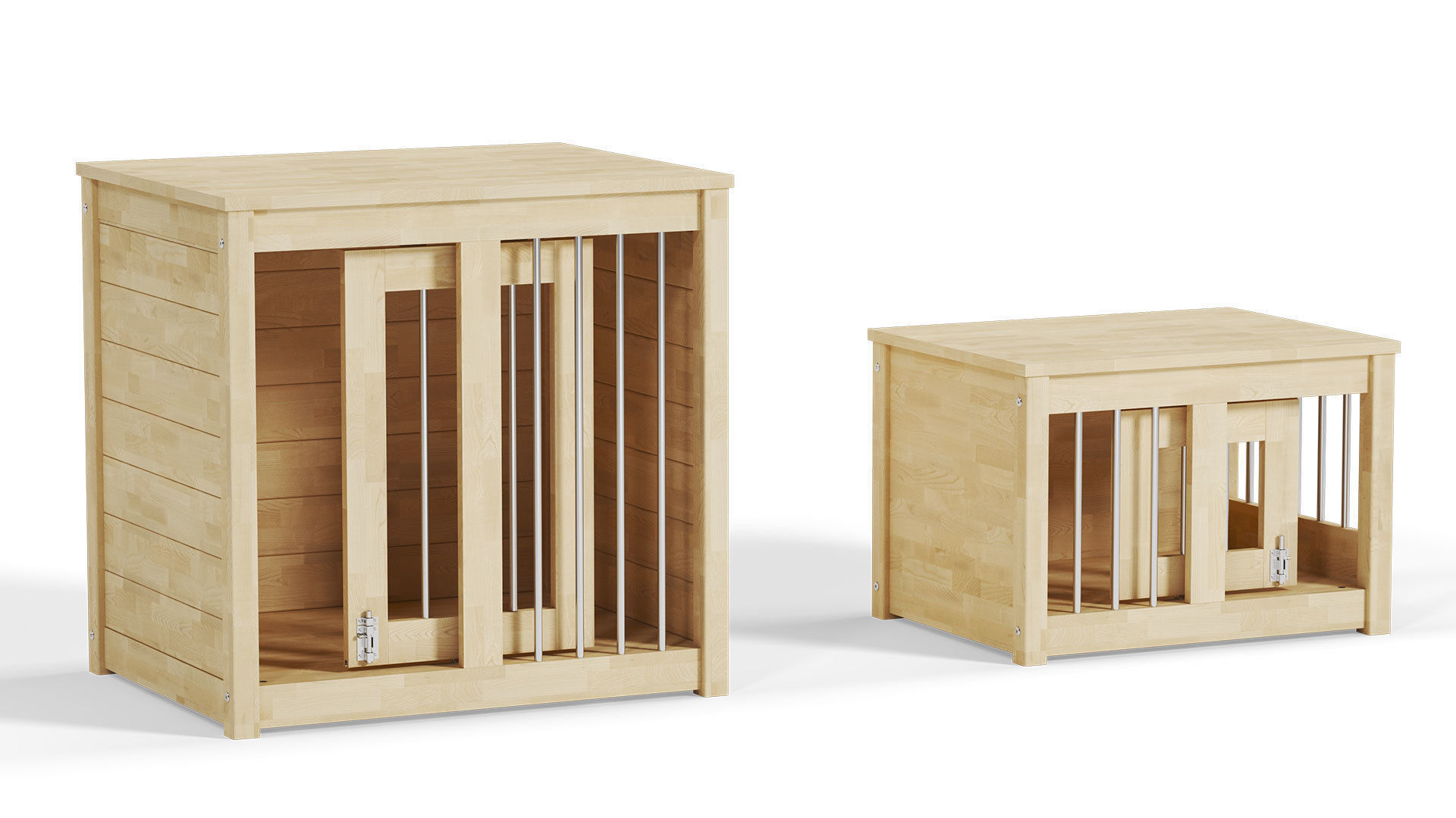 Dog kennel 3D model_6