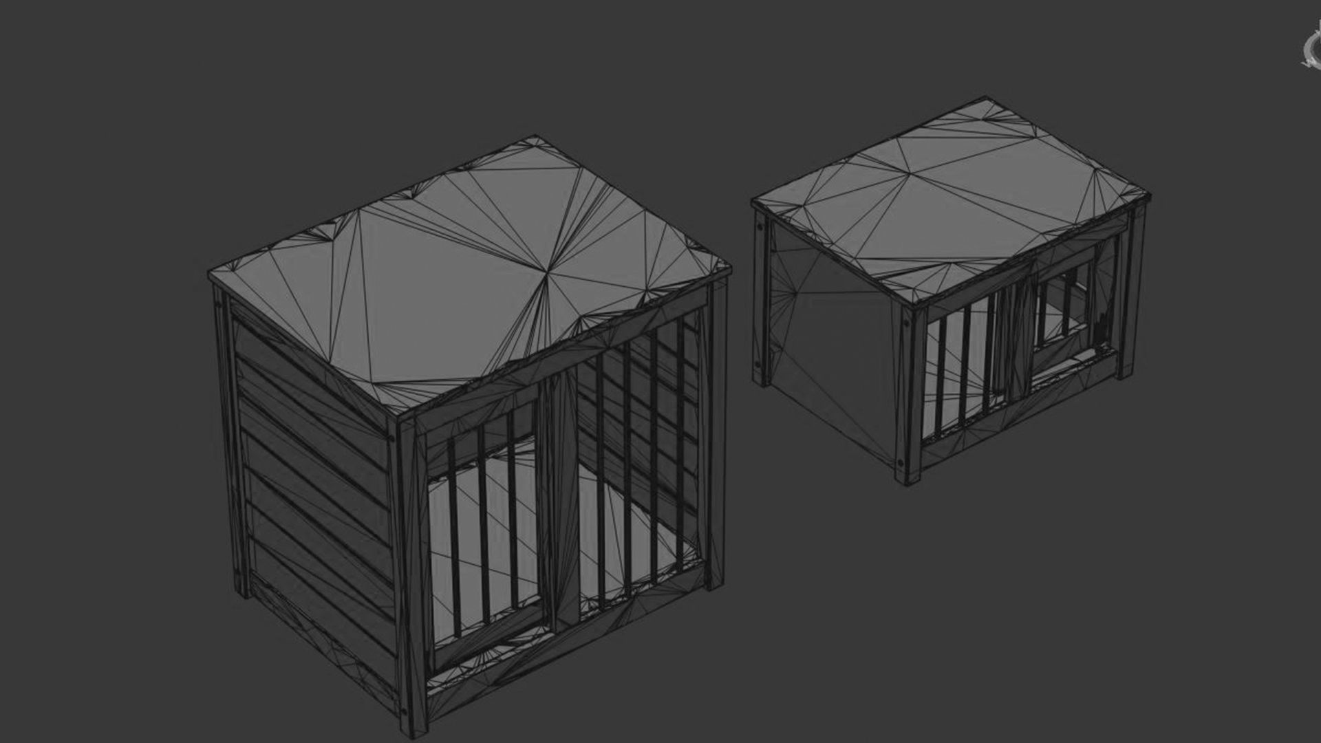 Dog kennel 3D model_29