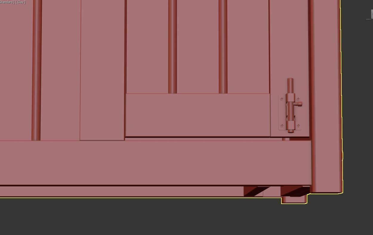 Dog kennel 3D model_31