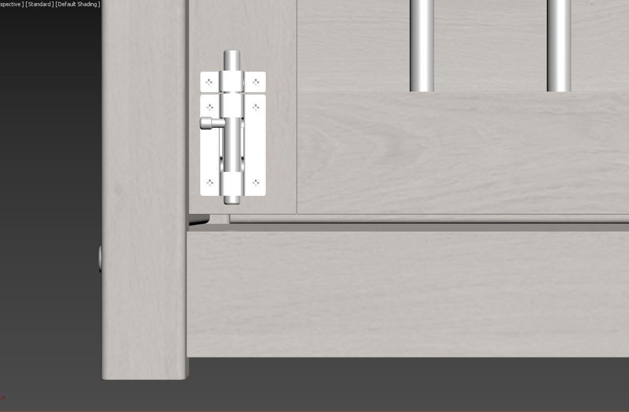 Dog kennel 3D model_9