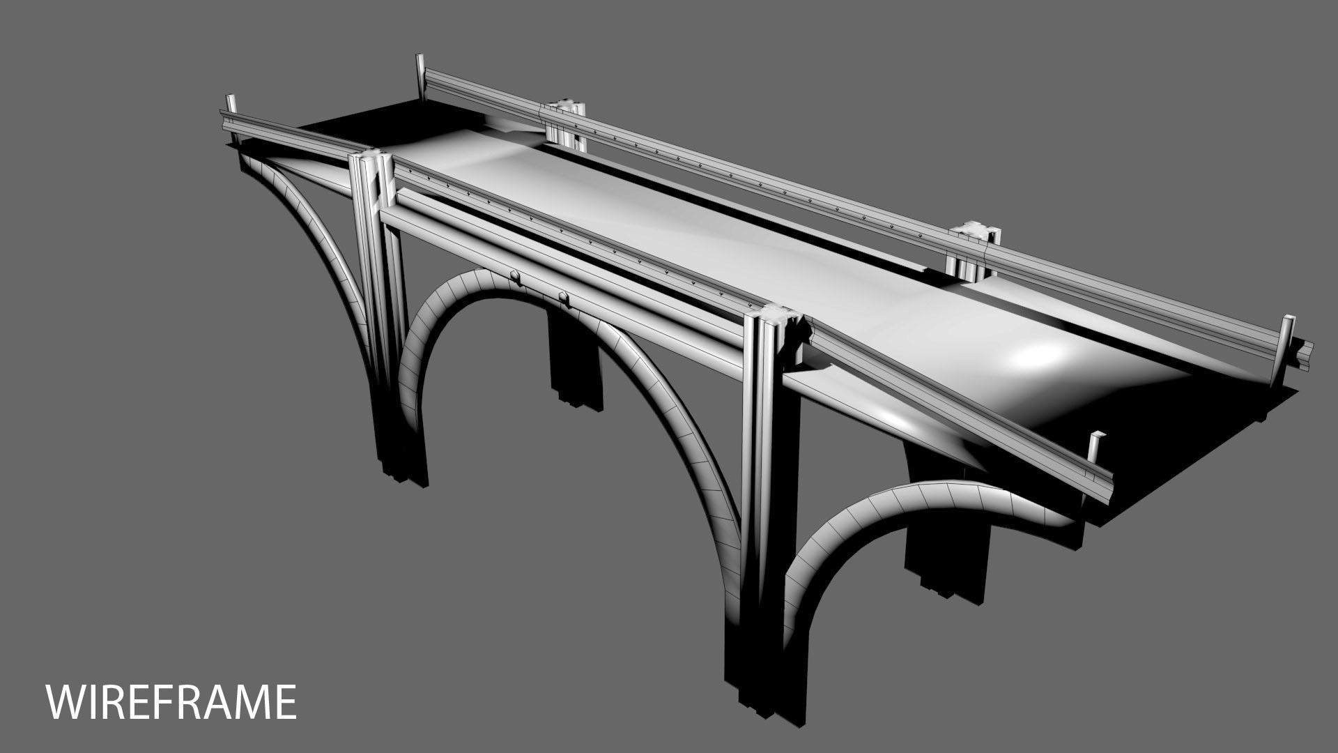 Steel Bridge 5 3D model_3