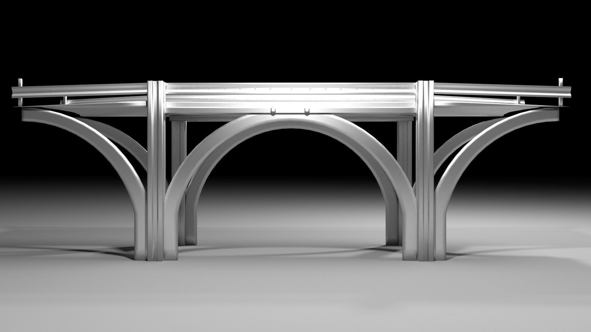 Steel Bridge 5 3D model_1