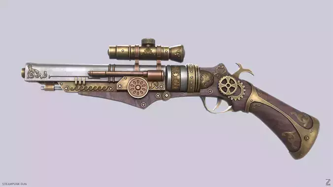 Steampunk gun