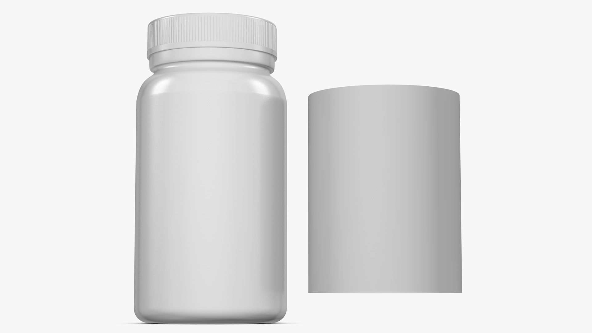 Vitamin Bottle 3D model_4