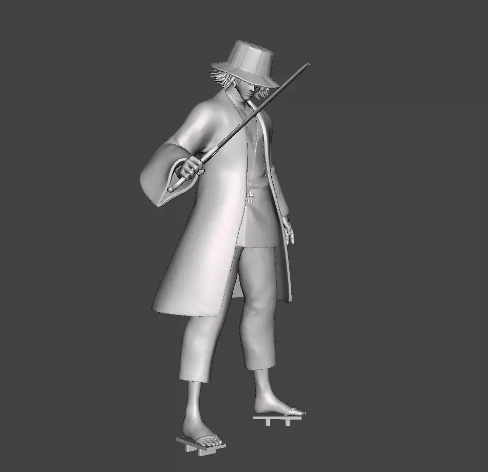 Kisuke Urahara 3D Model 3D print model_0