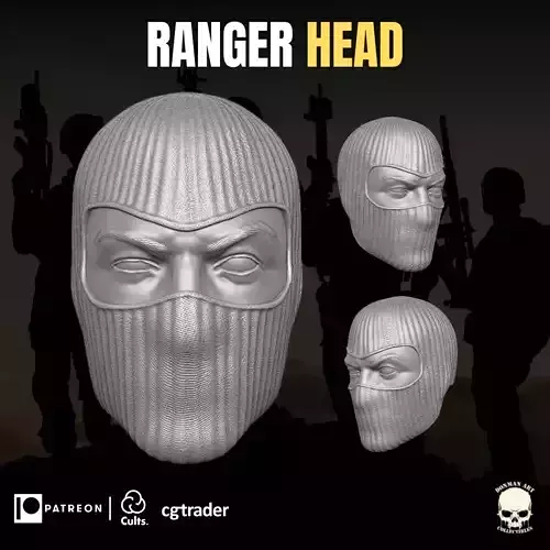 Ranger Head  For Action Figures