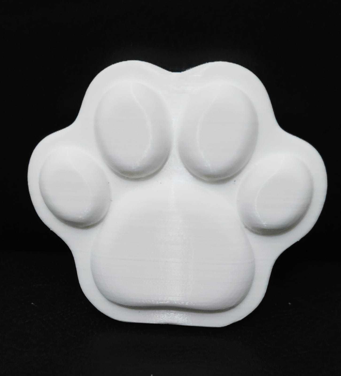 Paw Coaster 3D print model_5