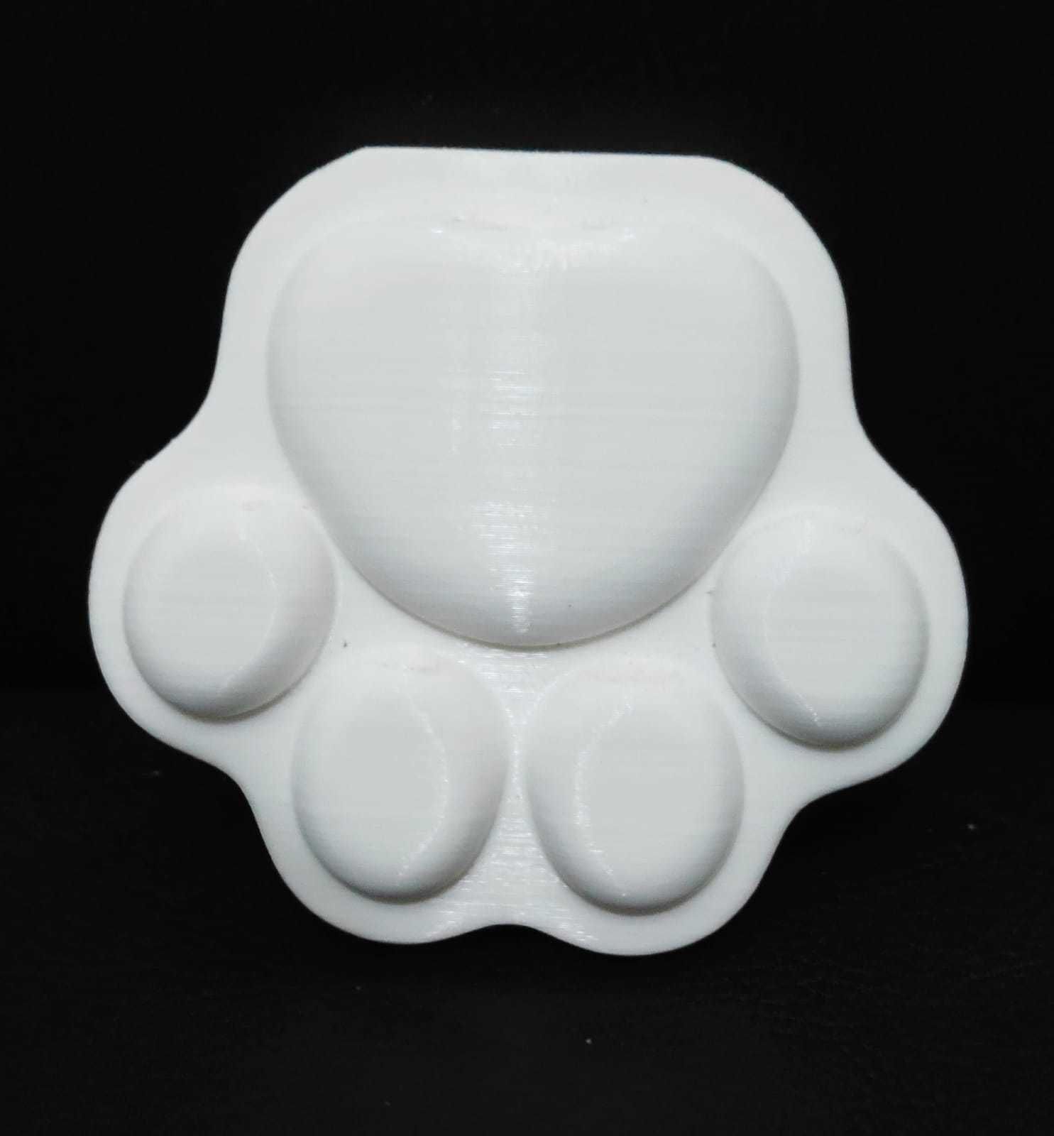 Paw Coaster 3D print model_8