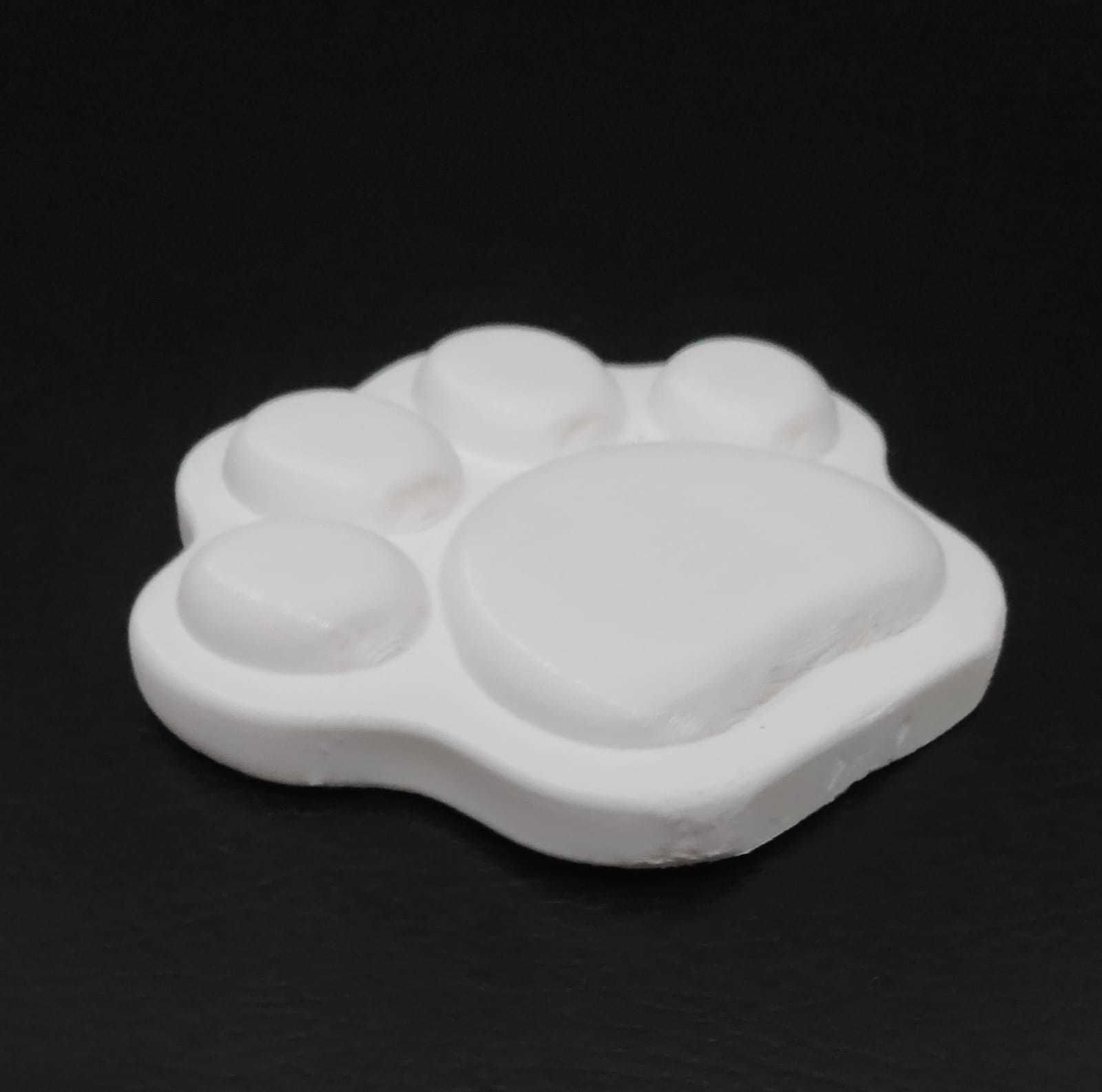 Paw Coaster 3D print model_10