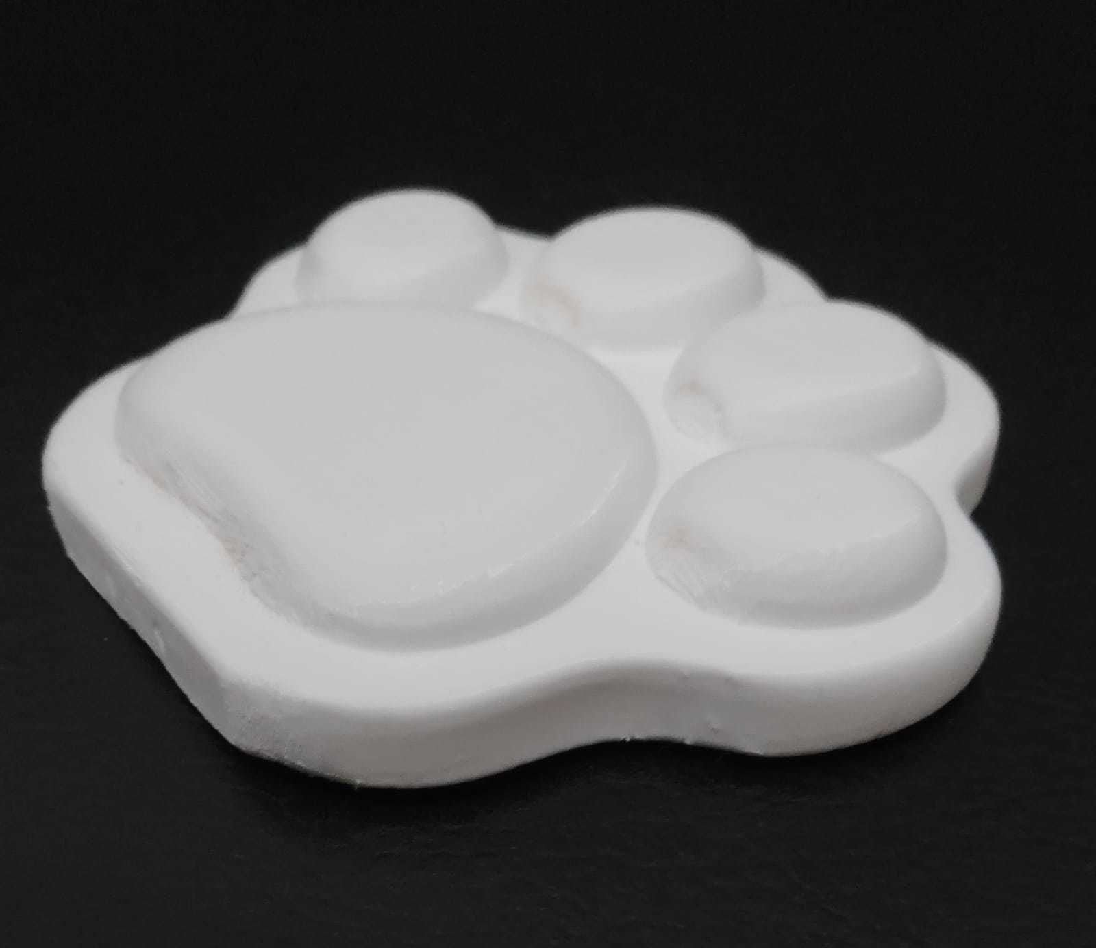 Paw Coaster 3D print model_7
