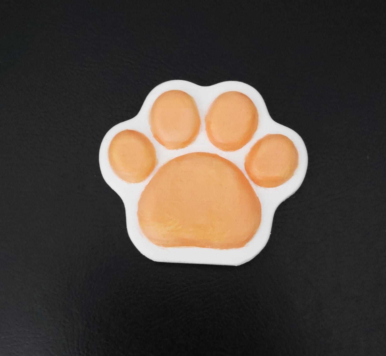 Paw Coaster 3D print model_4