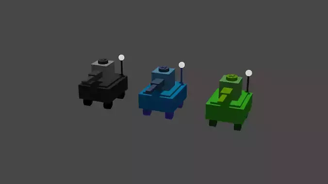 Low Poly Tanks Pack