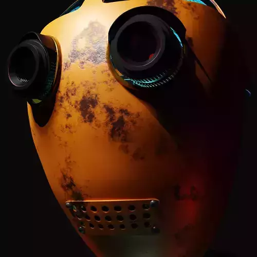 Character Robot rigged retrofuturism 3D model Character Robot rigged retrofuturism 3D model