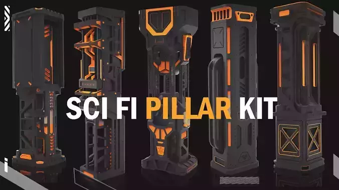 scifi pillar kit vol1