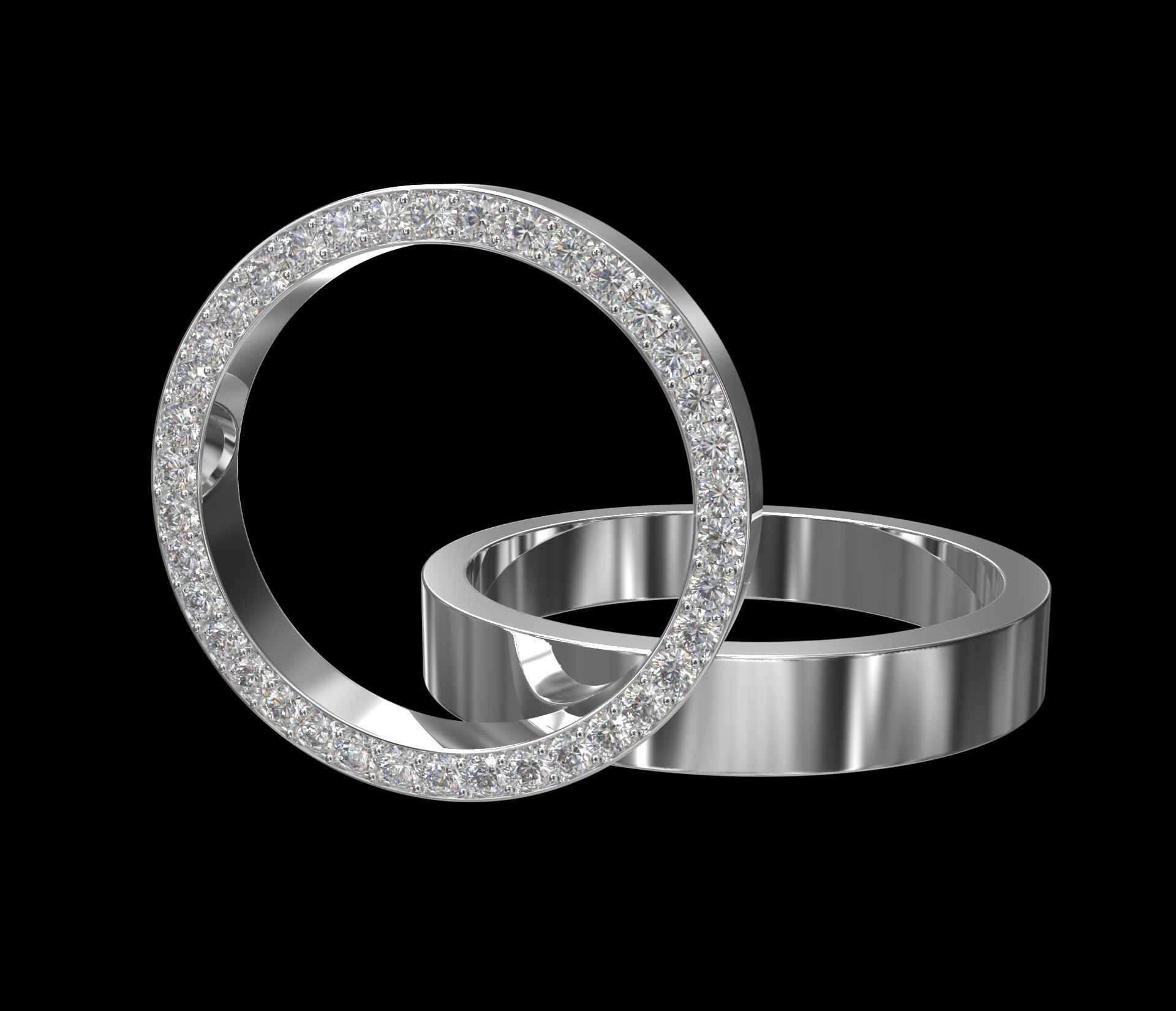 COUPLE BANDS 3D print model_2