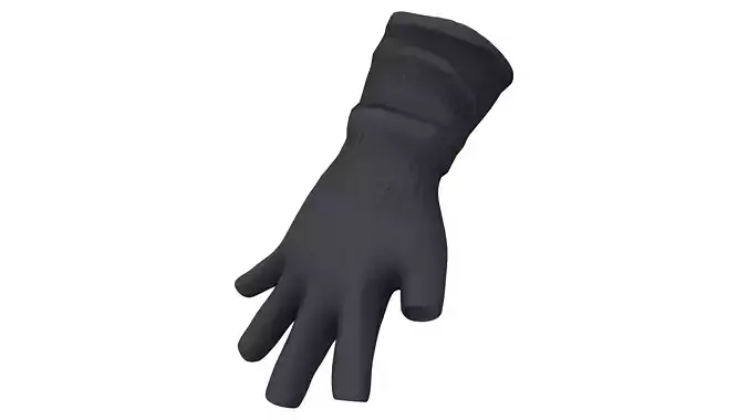 Male Dystopian Urban Fingerless Gloves
